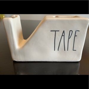 New Rae Dunn TAPE Dispenser Farmhouse Large Letter